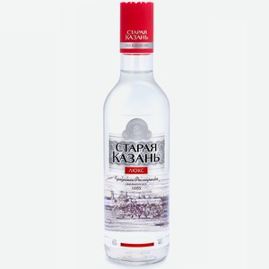 Водка Старая Казань Люкс 40% 0,5л Серебряная фильтрация