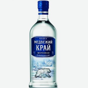 Водка Медвежий Край морозная 40% 0,5л