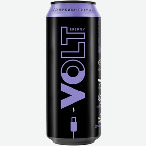 Напиток энергетический Volt Energi Голубика Гранат 0,45л ж/б