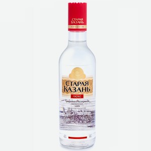 Водка Старая Казань Люкс 40% 0,5л Золотая фильтрация