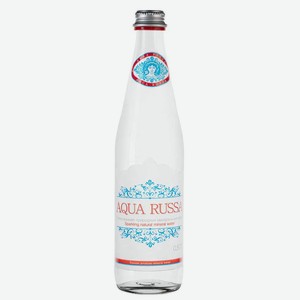 Минеральная вода Вода газированная Aqua Russa (12 шт.) 0.5 л.