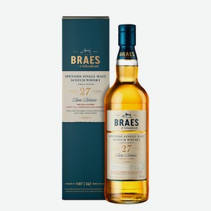 Виски Braes of Glenlivet Aged 27 Years, 0.7 л.