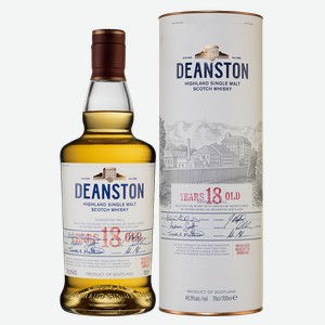 Виски Deanston Aged 18 Years 0.7 л.