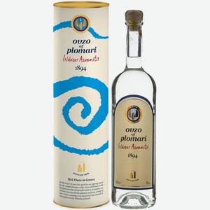 Водка Исидорос Арванитис, Узо Пломари, в тубе, 700 мл