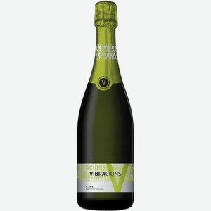 Вино  Вибрасьонс  Кава Брют, 750 мл, Игристое-белое, Сухое
