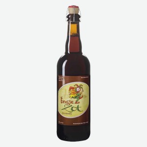 Пиво Brugse Zot Dubbel De Halve Maan set of 6 bottles 7.5% 0.75 л.