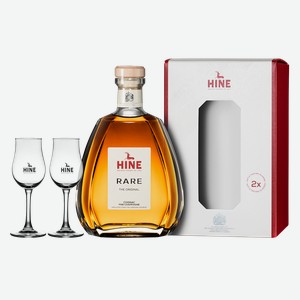 Коньяк Rare Fine Champagne VSOP с 2-мя бокалами 0.7 л.