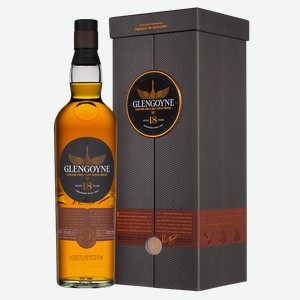 Виски Glengoyne Aged 18 Years в подарочной упаковке 0.7 л.