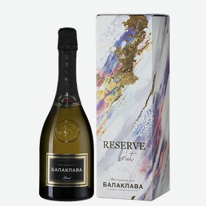 Игристое вино Балаклава Брют Резерв 0.75 л.