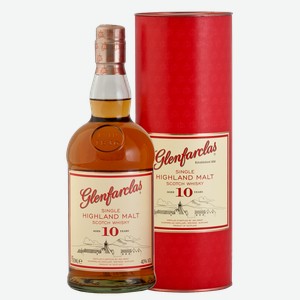 Виски Glenfarclas 10 years в подарочной упаковке 0.7 л.