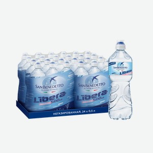 Минеральная вода Вода негазированная San Benedetto Sport (24 шт.) 0.5 л.