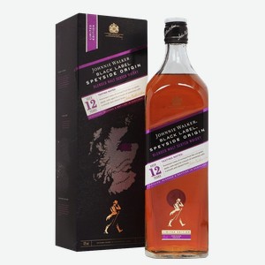 Виски Johnnie Walker Black Label 12 Years Old в подарочной упаковке 0.7 л.