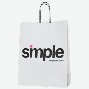 Подарки и наборы Пакет с логотипом Simple