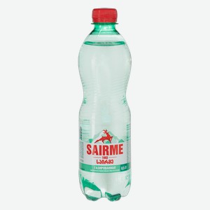 Минеральная вода Вода газированная Sairme (12 шт.) 0.5 л.