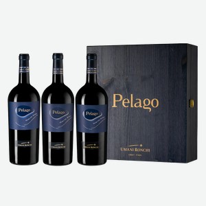 Вино Набор Umani Ronchi Pelago 2006, 2007, 2008 1.5 л.