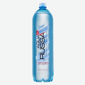 Минеральная вода Вода газированная Aqua Russa (6 шт.) 1.5 л.