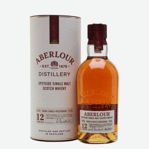 Виски Aberlour 12 Years Non-Сhillfiltered в подарочной упаковке 0.7 л.