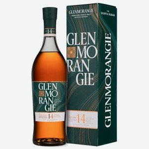 Виски Glenmorangie The Quinta Ruban 14 Years Old в подарочной упаковке 0.7 л.