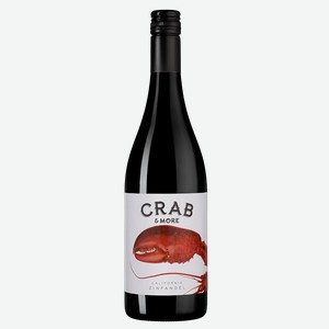 Вино Crab & More Zinfandel 0.75 л.