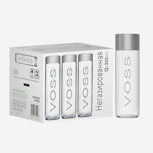 Минеральная вода Вода негазированная VOSS (12 шт.) 0.33 л.