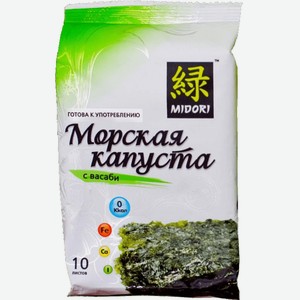 Чипсы Морская капуста Midori с васаби 5 г