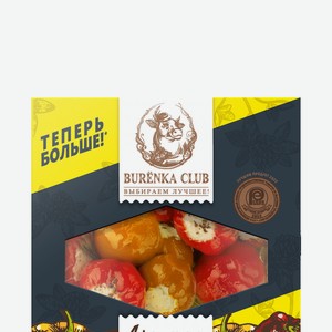 Сыры Антипасти перчик ассорти с мягким сыром в масле BURENKA CLUB 260 г