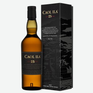Виски Caol Ila 25 years old в подарочной упаковке 0.7 л.