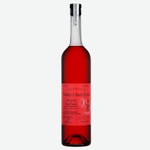 Мескаль PERRO DE SAN JUAN Grana Cochinilla 0.7 л.