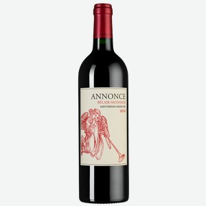 Вино Annonce Belair-Monange 0.75 л.