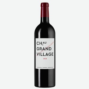 Вино Chateau Grand Village Rouge 0.75 л.