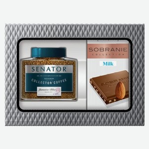 Набор Кофе СЕНАТОР 90г+ шок Sobranie мол 90г