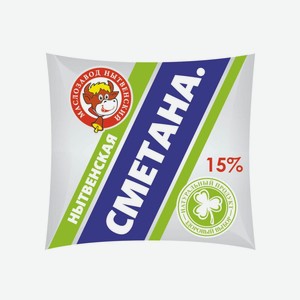 Сметана 15 % 250гр Нытва