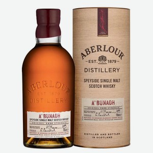 Виски Aberlour A bunadh в подарочной упаковке 0.7 л.