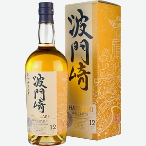 Виски Hatozaki Umeshu Cask Finish Pure Malt 12 y.o. Japanese Whisky (gift box) 46% 0.7 л.