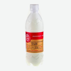 Напиток Кисломолочный Тан Газированный 0.9 % Бзмж Тм Твой День 0,5л