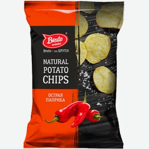 Чипсы Natural Potato Chips Острая паприка 130 г