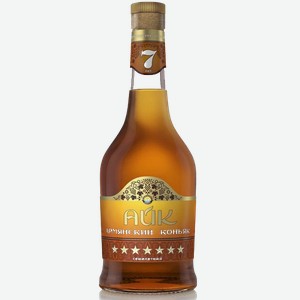 Коньяк армян.  Айк  7 лет 0,5л. 40%