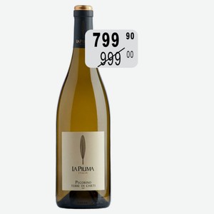 Вино Ла Пьюма Пекорино Терре ди Киете бел.сух. 12% 0,75л