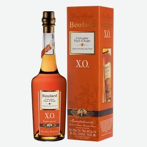 Кальвадос Boulard X.O. в подарочной упаковке 0.7 л.