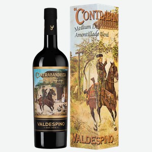 Херес Amontillado Contrabandista в подарочной упаковке 0.75 л.