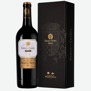 Вино Baron de Chirel Reserva в подарочной упаковке 0.75 л.