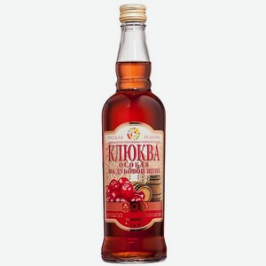 Алкогольная продукция Русская Мозаика Клюква плодовая полусладкая 14% 0,5л