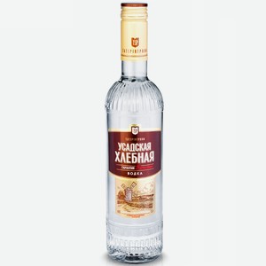 Водка Усадская хлебная 38% 0,5л