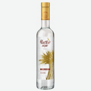 Водка Чистое поле Ржаная 40% 0,5л