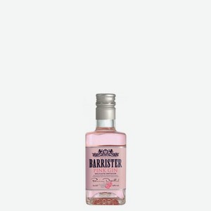 Джин Barrister Pink 40% 0,05л