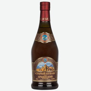 Коньяк Старый купаж 1903 КМВ армянский семилетний 40% 0,5л