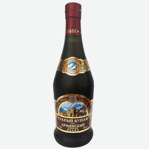 Коньяк Старый купаж 1903 КО армянский пятилетний 40% 0,5л