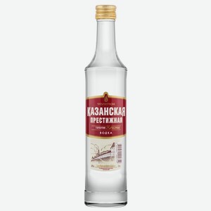 Водка Казанская Престижная 38% 0,5л