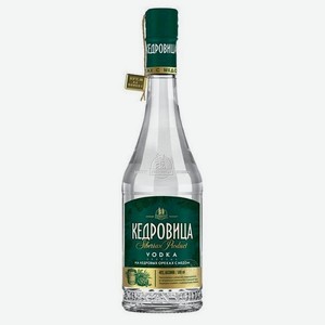 Настойка Кедровица горькая на кедровых орехах 38% 0,5л