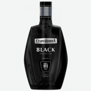 Коньяк Старейшина Black Collection трехлетний 40% 0,5л